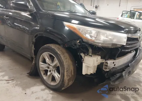 2015 Toyota Highlander Limited V6 from USA, damaged, VIN 5TDYKRFH9FS050982